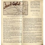 Cracovie. Pologne. Tatry. Pieniny, folder turystyczny 1939, projekt Stefan Osiecki