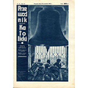 Przewodnik Katolicki. R.42 (1936). Nr 38 bp A. Zimniak, abp B. Twardowski, Strzałków