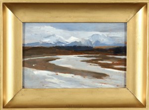 Bronisława Rychter-Janowska (1868-1953), Pochmurny dzień z widokiem na Giewont