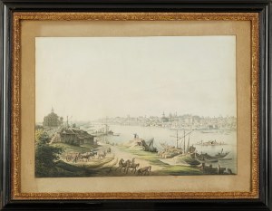 Zygmunt Vogel (1764-1826), według, Panorama Warszawy od strony Wisły, 1822