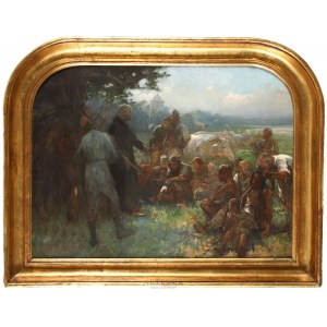Zygmunt Ajdukiewicz (1861-1917), The Conversion of the Heathen, ca.1900
