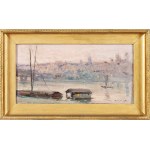 Tadeusz Cieślewski, ojciec (1870-1956), Wieczór nad Wisłą