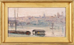 Tadeusz Cieślewski, ojciec (1870-1956), Wieczór nad Wisłą