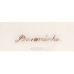 Manufaktura Porcelany, Baranówka (1804-1914), Para talerzy deserowych, ok. 1820-1825