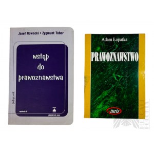 Dwie Książki: “Prawoznawstwo” Adam Łopatka, Wstęp do Prawoznawstwa J. Nowacki, Z. Tobor
