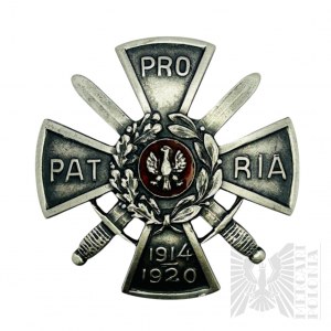 II RP Odznaka Pamiątkowa Związku Byłych Ochotników Armii Polskiej na Województwo Białostockie - Kopia
