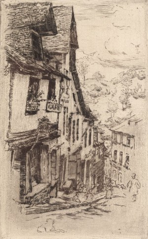 Józef Pankiewicz ( 1866 - 1940 ), Uliczka w Dinan