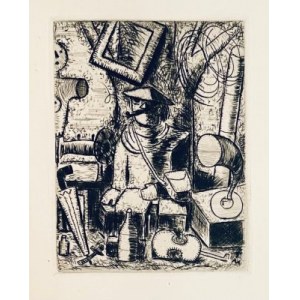 Tadeusz Makowski ( 1882 - 1932 ), Old-age trader, 1930