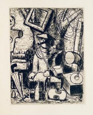 Tadeusz Makowski ( 1882 - 1932 ), Handlarz starzyzną, 1930