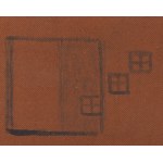 Adam Marczyński (1908 Kraków - 1985 Kraków), Dekompozycja zdeterminowana 3 (relief + 3 obiekty przestrzenne), 1972