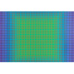 Julian Stańczak (1928 Borownica - 2017 Seven Hills, Ohio), Conferring Blue, 1979