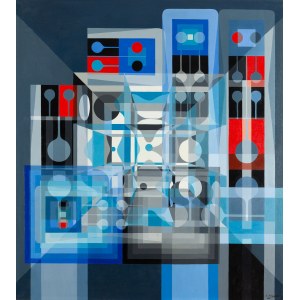 Stefan Krygier (1923 Łódź - 1997 Łódź), Figle Hatshepsut II, 1985