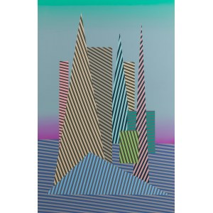 Przemysław Garczyński (ur. 1988, Lublin), Kamuflaże z cyklu Architektury, 2024