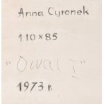 Anna Cyronek-Kalinowska (1919 Częstochowa - 2008 Poznań), Owal I, 1973