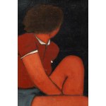 Jerzy Nowosielski (1923 Kraków - 2011 Kraków), Sitting gymnast, 1951