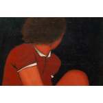 Jerzy Nowosielski (1923 Kraków - 2011 Kraków), Sitting gymnast, 1951