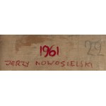 Jerzy Nowosielski (1923 Kraków - 2011 Kraków), Portret pani w niebieskiej sukni, 1961