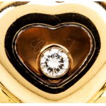 CHOPARD, Happy Diamond collection: diamond gold band ring
