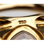 CHOPARD, Happy Diamond collection: diamond gold band ring