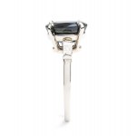 BULGARI, Platinum sapphire and diamonds ring