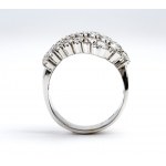 Diamond gold band ring