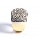Bague en or avec diamant