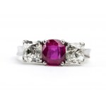 Ruby diamond gold ring