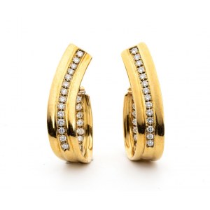 Orecchini con diamanti gpld