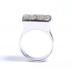 Gold diamond band ring