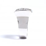 Gold diamond band ring