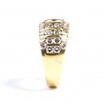 Gold-Diamantband-Ring