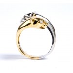 Panthere Doppelkopf Diamant Goldring