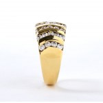 Gold Glaspaste Bandring