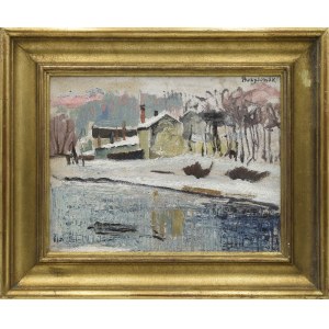 Stanislaw BORYSOWSKI (1906-1988), Zywiec in winter