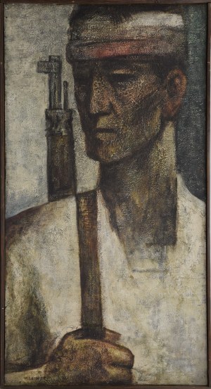 Maciej LACHUR (1927-2008), Ranny partyzant, przed 1963