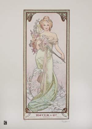 Alfons Maria MUCHA (1860-1939), Wiosna - z cyklu „Cztery pory roku”