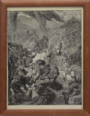 Elwiro Michał ANDRIOLLI (1836-1893), A. ZAJKOWSKI , Para drzeworytów z „Pana Tadeusza”