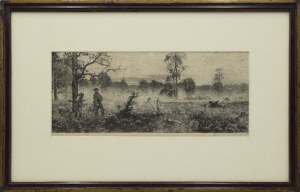 Ignacy ŁOPIEŃSKI (1865-1941) - według Juliana FAŁATA (1853-1929), Cesarz Wilhelm II na polowaniu
