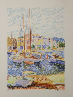 Serge MENDJISKY, French (1929-2017), Zestaw 6 litografii - z teki „Port Grimaud”