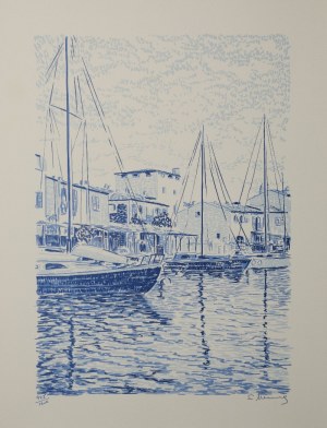 Serge MENDJISKY, French (1929-2017), Zestaw 6 litografii - z teki „Port Grimaud”