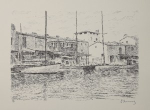 Serge MENDJISKY, French (1929-2017), Zestaw 6 litografii - z teki „Port Grimaud”