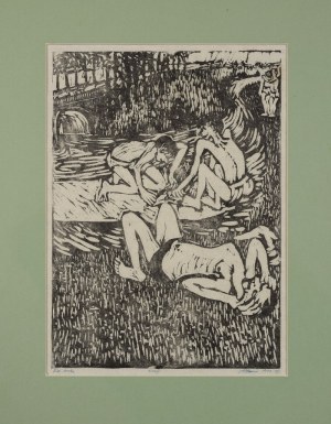 Władysław RZĄB (1910 - 1992), Nad rzeką, 1979