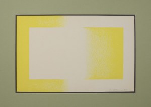 Richard ANUSZKIEWICZ (1930-2020), Żółty odwrócony, 1970