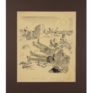 Charlie Karol FERSTER (1902-1986), Na plaży, 1952