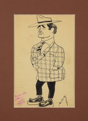 Julian ŻEBROWSKI (1915-2002), Adolf Dymsza, przed 1958