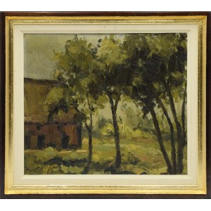 Joser MAES, 20th century, In the shadow of the trees