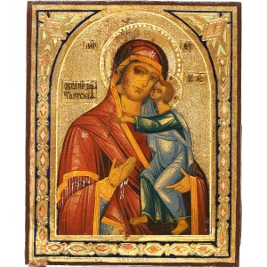 Artysta nierozpoznany, Rosja (XIX/XX w.), Ikona, Matka Boska Tołgska, XIX/XX w.