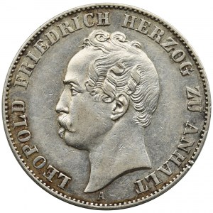 Germany, Anhalt-Dessau, Leopold IV Frideric, Thaler Berlin 1858