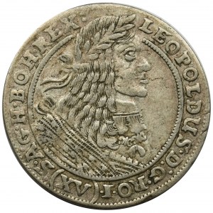Silesia, Leopold I Habsburg, 15 Kreuzer Breslau 1661 GH