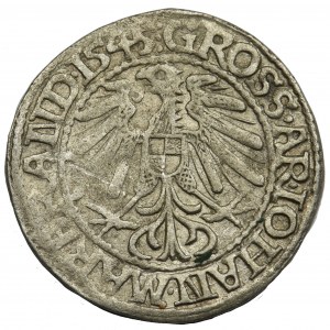 Silesia, John of Brandenburg-Küstrin, Groschen Krosno 1545 - rare